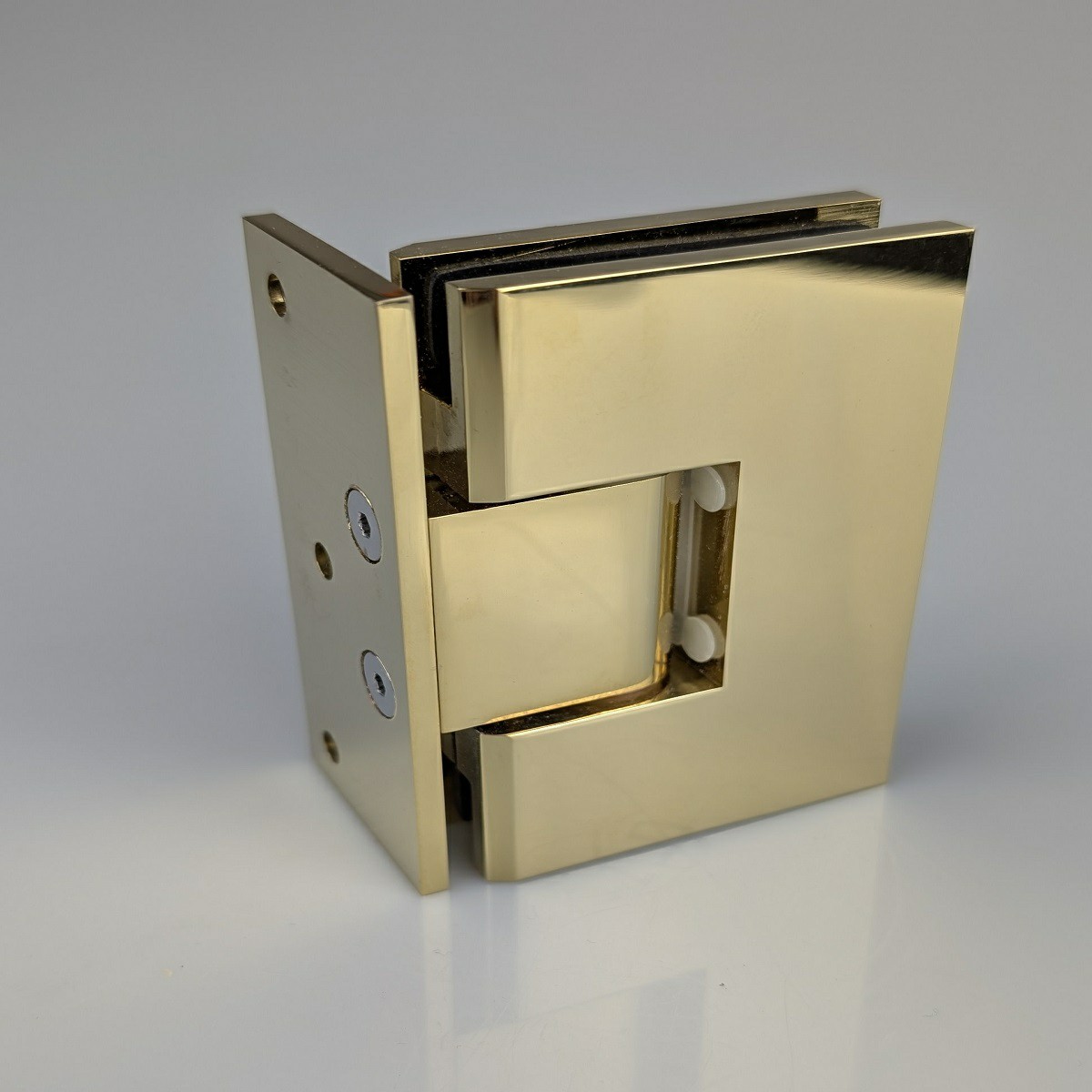 PVD Gold HDES1L3 Glass to Wall Hinge L Shape